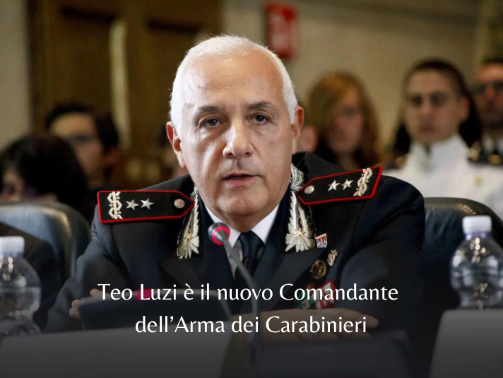 Teo Luzi è il nuovo Comandante Generale dell'Arma dei Carabinieri